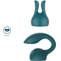 XOCOON - GREEN PERSONAL MASSAGER ATTACHMENTS