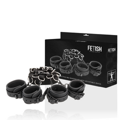 FETISH SUBMISSIVE - LUXURY BED TIE SET WITH NOPRENE LINING