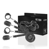 FETISH SUBMISSIVE - NOPRENE LINING HANDCUFFS AND TIE SET