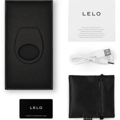 LELO - BLACK VIBRATING RING TOR 3