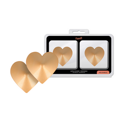 COQUETTE CHIC DESIRE - GOLD HEARTS TOE COVERAGE