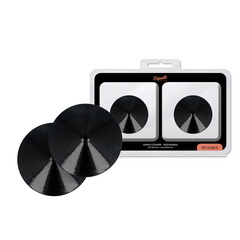 COQUETTE CHIC DESIRE - BLACK CIRCLES TOE CAP