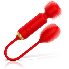 MIA - TUSCANY DOUBLE PLEASURE WAND + VIBRATING EGG