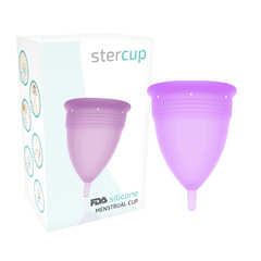 STERCUP - FDA PURPLE SILICONE MENSTRUAL CUP - SIZE L