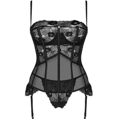 OBSESSIVE - SERENA LOVE CORSET AND THONG XL/XXL