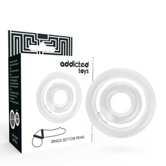 ADDICTED TOYS - POTENZ- CLEAR C-RING PENIS