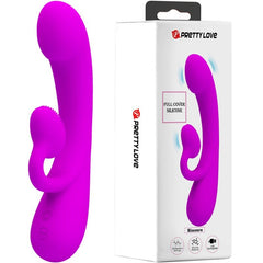PRETTY LOVE - SINCERE VIBRATOR AND PURPLE SILICONE CLITORAL SENSOR