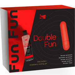 INTT RELEASES - DUPLO FUN KIT WITH VIBRATING BULLET AND STRAWBERRY MASSAGE GEL
