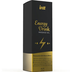 INTT MASSAGE & ORAL SEX - MASSAGE GEL WITH AROMATIZED ENERGY DRINK AND WARMING EFFECT