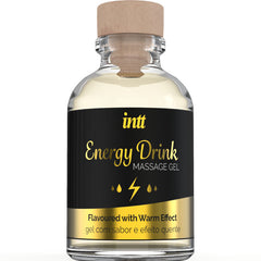INTT MASSAGE & ORAL SEX - MASSAGE GEL WITH AROMATIZED ENERGY DRINK AND WARMING EFFECT