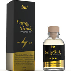 INTT MASSAGE & ORAL SEX - MASSAGE GEL WITH AROMATIZED ENERGY DRINK AND WARMING EFFECT