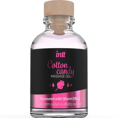 INTT MASSAGE & ORAL SEX - MASSAGE GEL WITH COTTON CANDY FLAVOR AND WARMING EFFECT
