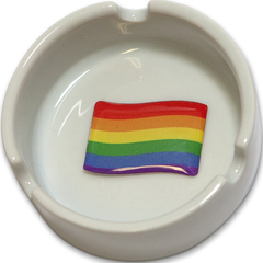 PRIDE - ROUND LGBT FLAG CANDLEBOARD 8 mm