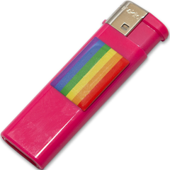 PRIDE - LIGHTER FUSION WITH LGBT FLAG