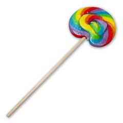 PRIDE - SMALL ROUND LOLLIPOP WITH LGBT FLAG /pt/pt/pt/fr/it/