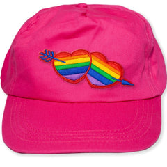 PRIDE - FUCIA CAP WITH LGBT HEART