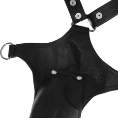 FETISH SUBMISSIVE ATTITUDE - MEN'S ECO LEATHER JOCK STRAP HARNESS