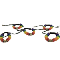 PRIDE - BRACELET WITH THUNDER EYE AND LGBT FLAG