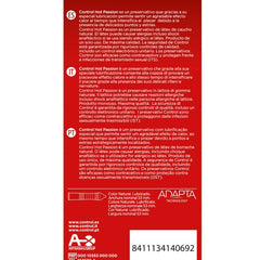 CONTROL - WARMING EFFECT HOT PASSION 10 UNITS