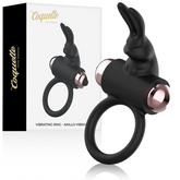 COQUETTE CHIC DESIRE - BLACK/GOLD VIBRATING RING