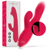 INTENSE - RECHARGEABLE UP & DOWN VIBRATOR DUA MULTIFUNCTION WITH RED TONGUE