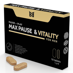 BLACK BULL - MAX PAUSE AND VITALITY RETARDER FOR MEN 10 CAPSULES