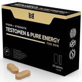 BLACK BULL - TESTOMEN AND PURE ENERGY ENHANCER FOR MEN 20 CAPSULES