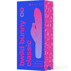 B SWISH - BWILD BUNNY INFINITE CLASSIC RECHARGEABLE BLUE SILICONE VIBRATOR