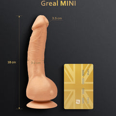 G-VIBE - GREAL MINI NATURAL SILICONE DILDO VIBRATOR