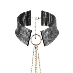 BIJOUX - DESIR MÉTALLIQUE BLACK METALLIC NECKLACE