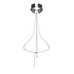 BIJOUX - DESIR MÉTALLIQUE BLACK METALLIC NECKLACE