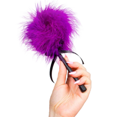 SECRETPLAY - PURPLE MARABOU DUSTER PURPLE