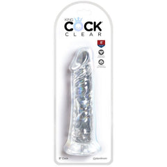 KING COCK - REALISTIC CLEAR PENIS 19.7 CM TRANSPARENT