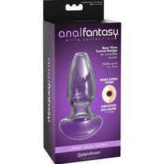 ANAL FANTASY ELITE COLLECTION - CRYSTAL ANAL GAPER DILATOR SIZE M