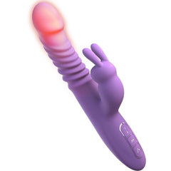 FANTASY FOR HER - RABBIT CLITORAL STIMULATOR WITH OSCILLATING HEAT FUNCTION AND VIOLET VIBRATION