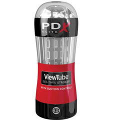 PDX ELITE - STROKER VIEWTUBE CONTROL CLEAR JUICE