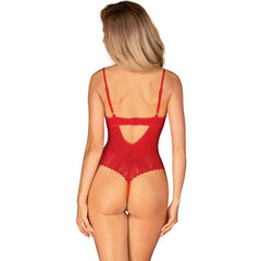 OBSESSIVE - INGRIDIA CROTCHLESS RED XL/XXL