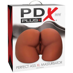 PDX PLUS - PERFECT ASS XL DOUBLE ENTRY MASTURBATOR BROWN