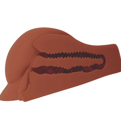 PDX PLUS - PERFECT ASS XL DOUBLE ENTRY MASTURBATOR BROWN