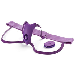 FANTASY FOR HER - VIBRATING BUTTERFLY HARNESS, RECHARGEABLE REMOTE CONTROL AND VIOLET