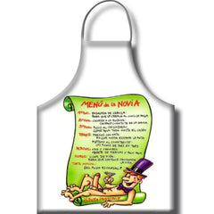 SPICY DEVIL - GIRLFRIEND MENU APRON SPANISH TEXT