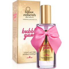 BIJOUX - INDISCRETS LIGHT MY FIRE MASSAGE OIL WARMING EFFECT GUM FLAVOR