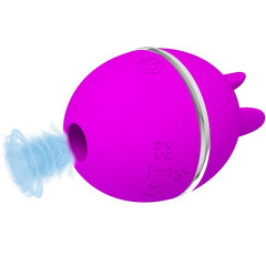 PRETTY LOVE - PURPLE ROUND SILICONE VIBRATOR GEMINI BALL
