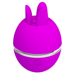 PRETTY LOVE - PURPLE ROUND SILICONE VIBRATOR GEMINI BALL