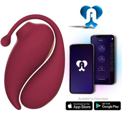 ADRIEN LASTIC - INSPIRATION CLITORIS SUCKER + VIBRATING RED EGG - FREE APP