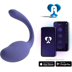 ADRIEN LASTIC - SMART DREAM 3.0 CLITORAL STIMULATOR AND G-SPOT REMOTE CONTROL VIOLET - FREE APP