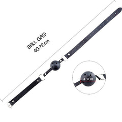 ALIVE - DISCRETION GAG RESPIRÁVEL PRETO