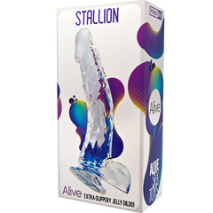 ALIVE - STALLION REALISTIC TRANSPARENT PENIS 22 CM