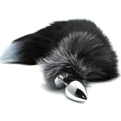 ALIVE - PLUG DE PRAZER ANAL METAL FOX TAIL TAMANHO S