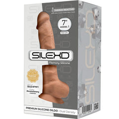 SILEXD - MODEL 1 PREMIUM REALISTIC SILEXPAN SILICONE CARAMEL PENIS 17.5 CM